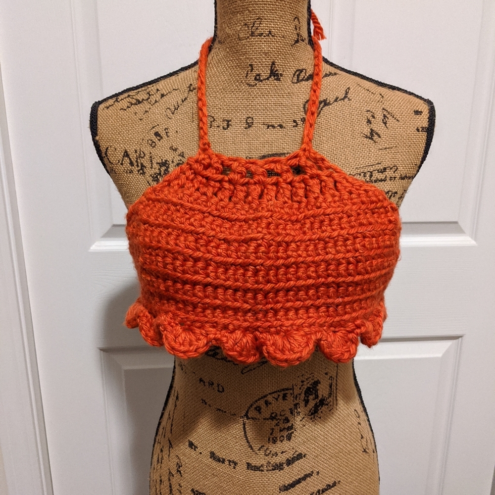 Hand made crochet top